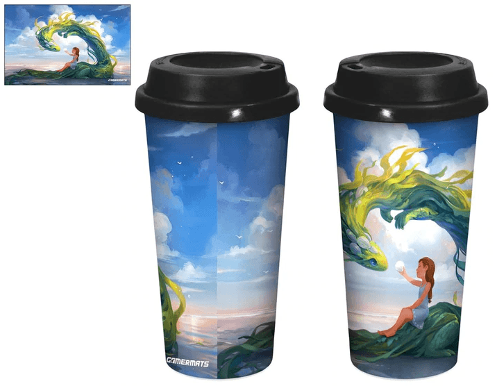 GamerMats: Kelpie with Girl - Tumbler with Lid 