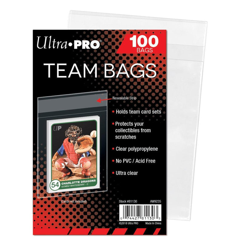 Ultra Pro: Resealable Team Bags (100 Count) 