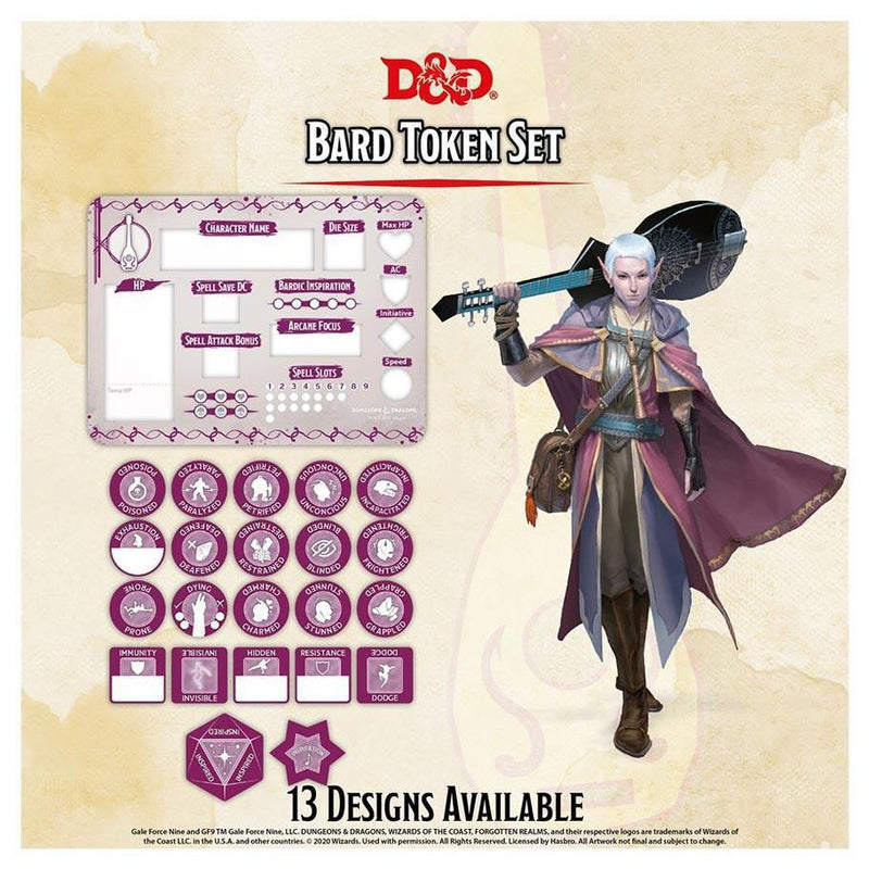 D&D: Token Set - Bard