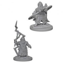 Pathfinder Deep Cuts Miniatures - Dwarf Male Sorcerer - Unpainted (WZK73188)