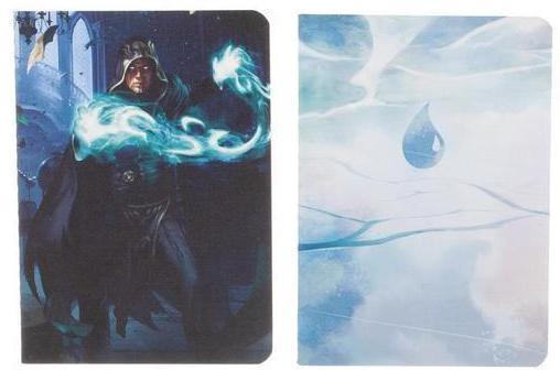 Pocket Journal - Magic the Gathering Jace + Blue Mana Symbol 