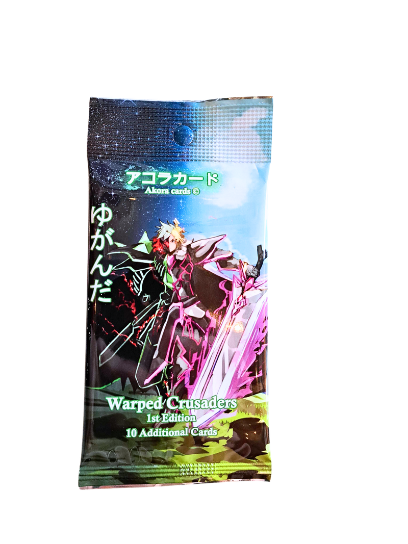 akora tcg spellbound wings 1st edition booster box Akora TCG: Warped Crusaders