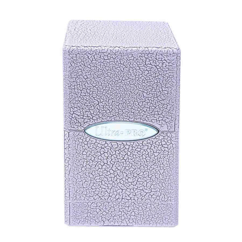 Ultra Pro: Satin Tower Deck Box - Ivory Crackle (1)