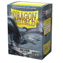Dragon Shield: Deck Protector Sleeves - Standard Size Matte Non Glare Silver (100)