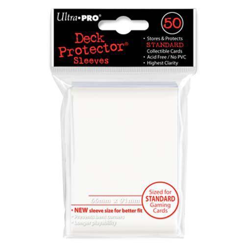 Ultra Pro: Deck Protector Sleeves - Standard Size White (50)