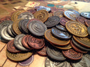 Viticulture: Metal Lira Coins 