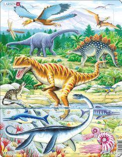 Springbok Puzzles: Jurassic Dinosaurs - 35 Piece Children's Puzzle 