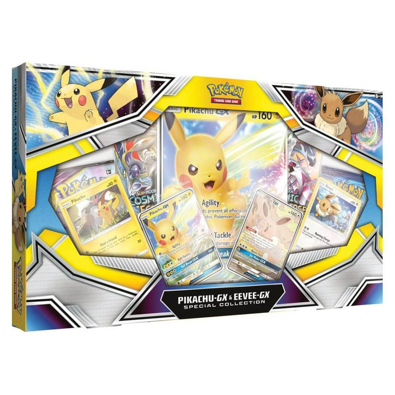Pokemon TCG: Pikachu-GX & Eevee-Gx Collection Box