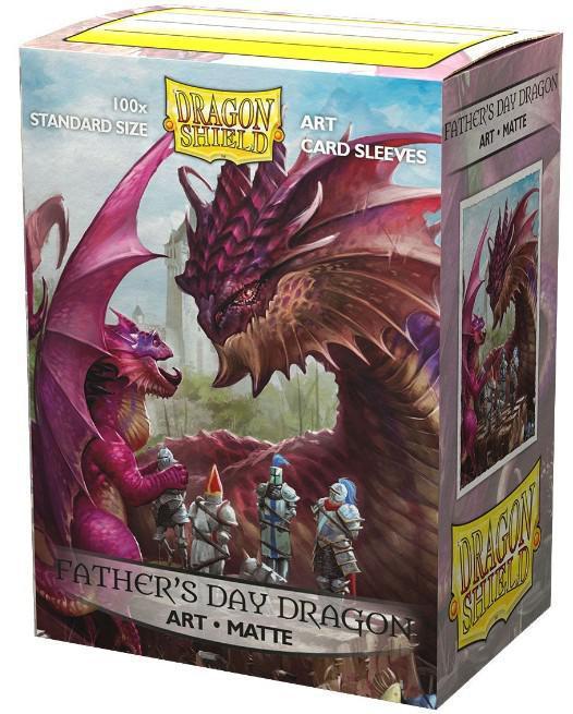 Dragon Shield: Art Matte Deck Protector Sleeves - Standard Size 'Father's Day Dragon 2020'