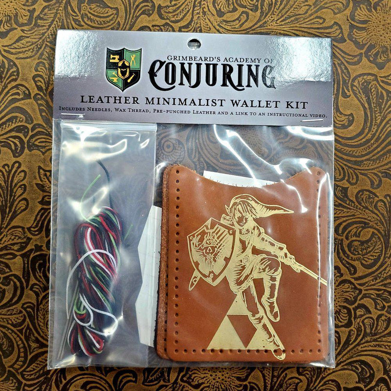 Grimbeard Leather: Academy of Conjuring Kit - Tall Minimalist Wallet 