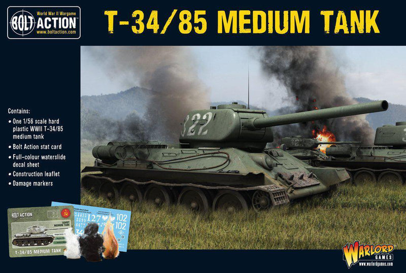 Bolt Action: T-34/85 Medium Tank (plastic)