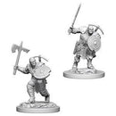 D&D Nolzur’s Marvelous Miniatures - Earth Genasi Male Fighter - Unpainted (WZK73203)
