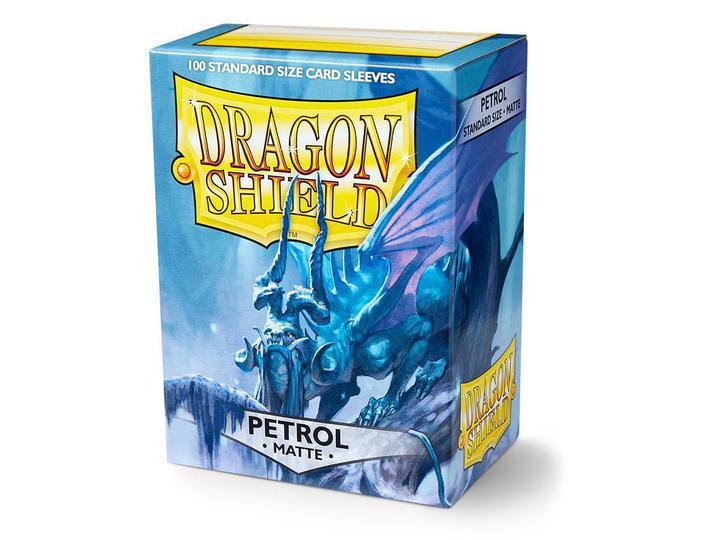 Dragon Shield: Deck Protector Sleeves - Standard Size Matte Petrol [Blue] (100)