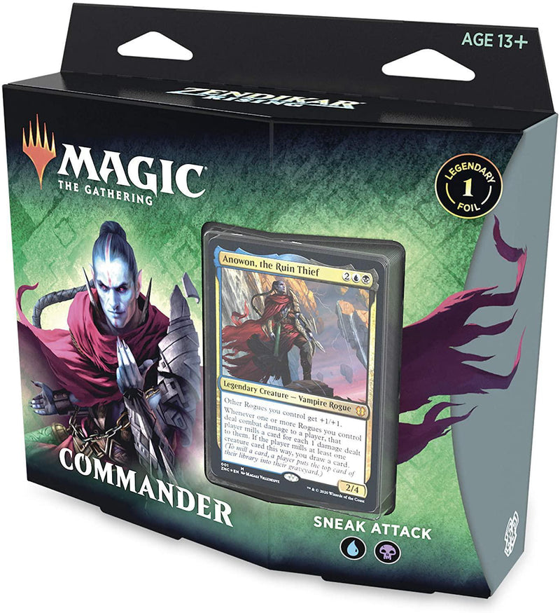 Magic the Gathering: Zendikar Rising - Commander 2020 Deck - Sneak Attack Trading Card Games