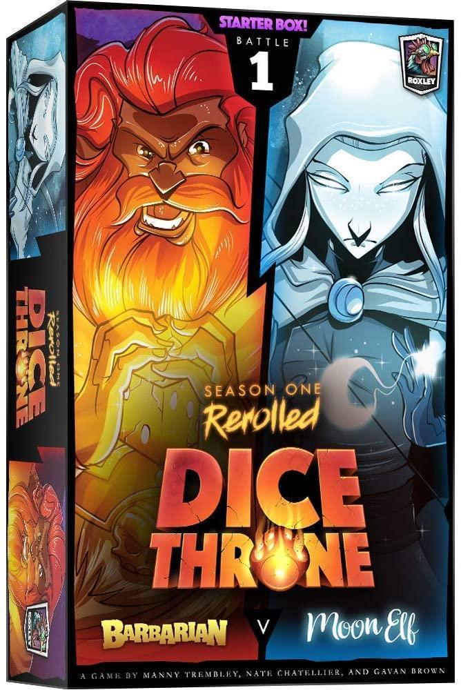Dice Throne - Season One ReRolled - Barbarian vs Moon Elf Board Games 