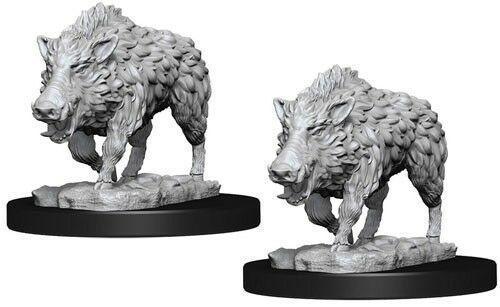 WizKids Deep Cuts Miniatures - Wild Boar - Unpainted (WZK73554)