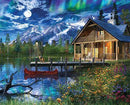 Springbok Puzzles: Moon Cabin Retreat - 1000 Piece Puzzle 