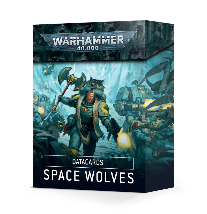 Games Workshop: Warhammer 40,000 - Space Wolves - Datacards (53-02) 