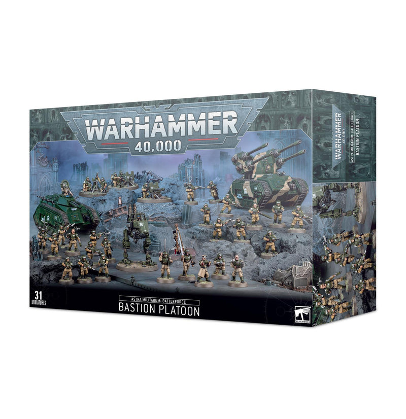 Games Workshop: Warhammer 40,000 - Astra Militarum Battleforce - Bastion Platoon (47-29) Tabletop Miniatures 