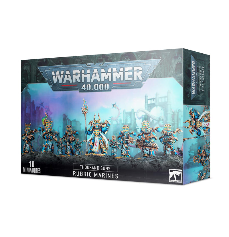 Games Workshop: Warhammer 40,000 - Thousand Sons - Rubric Marines (43-35) Tabletop Miniatures 