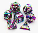 Foam Brain Games: Asexual Pride Flag RPG Metal Dice Set 