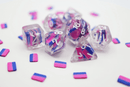 Foam Brain Games: Bisexual Pride Flag RPG Dice Set 