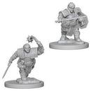 D&D Nolzur’s Marvelous Miniatures - Dwarf Female Fighter - Unpainted (WZK72617)