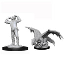 D&D Nolzur's Marvelous Miniatures: Green Dragon Wyrmling & Afflicted Elf - Wave 11 (WZK90029)