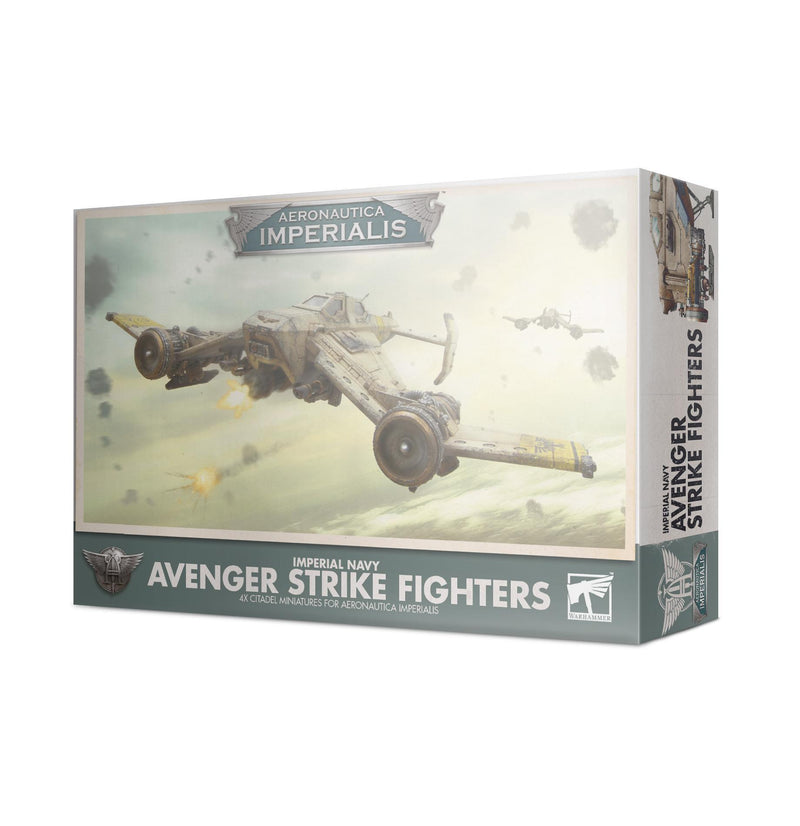 Games Workshop: Aeronautica Imperialis - Imperial Navy - Avenger Strike Fighters (500-34) Tabletop Miniatures 