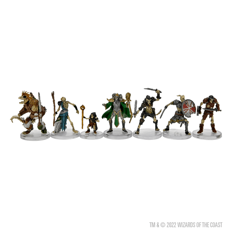 D&D Icons of the Realms: Undead Armies - Skeletons - Premium Painted Figure Set 