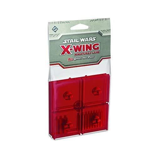 Star Wars X-Wing Miniatures Game Red Bases and Pegs