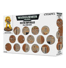 Games Workshop: Warhammer 40K -  Sector Imperialis 32mm Round Bases