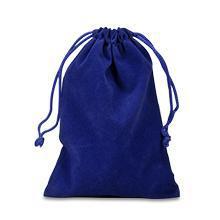 Tiny Velour Dice Bag Royal Blue