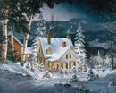 White Mountain Puzzles: Friends in Winter - 1000 Piece Puzzle