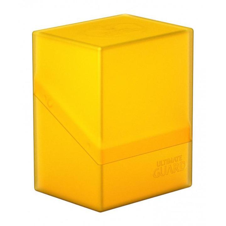 Ultimate Guard: Boulder 80+ Deck Box - Amber (Yellow)