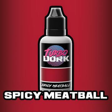 Turbo Dork: Metallic Acrylic Paint- Spicy Meatball (20ml)