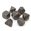 Die Hard: Mythica Dark Copper Metal 16mm - Polyhedral Dice Set (7)