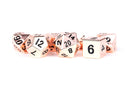Metallic Dice Games: Copper Metal 16mm - Polyhedral Dice Set (7)