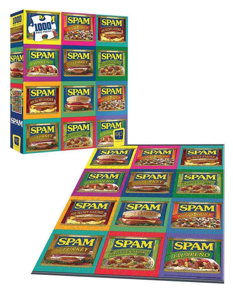 Spam: "SIZZLE. PORK. AND. MMMM." - 1000 Piece Puzzle 