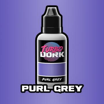 Turbo Dork: Metallic Acrylic Paint- Purl Grey (20ml)