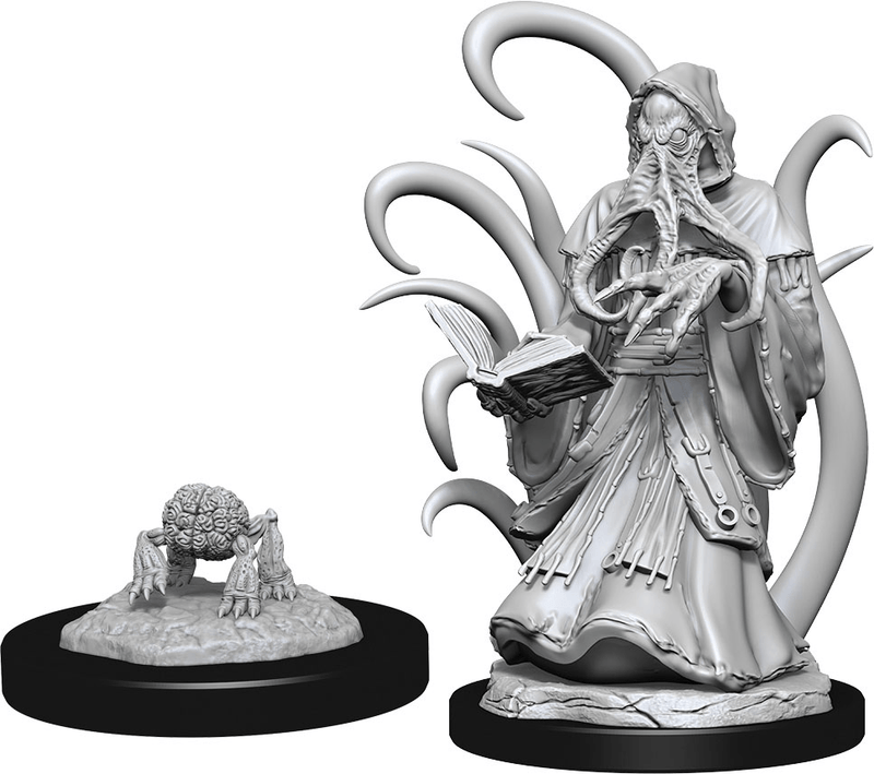 D&D Nolzur's Marvelous Miniatures: Alhoon and Intellect Devourers - Unpainted 