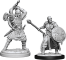 D&D Nolzur's Marvelous Miniatures: Human Barbarian Male - Unpainted 