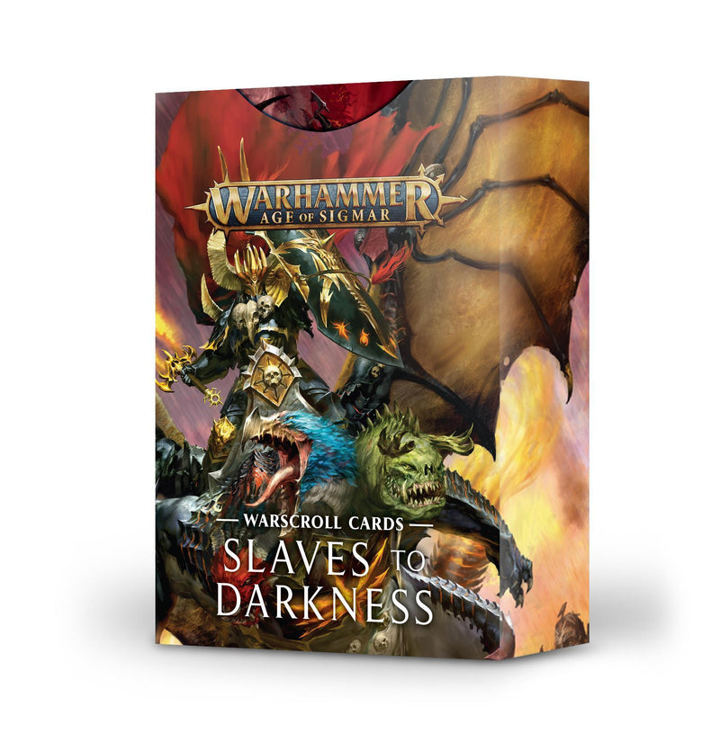 Games Workshop: Age of Sigmar Warscroll Cards - Slaves to Darkness (83-03) Tabletop Miniatures 