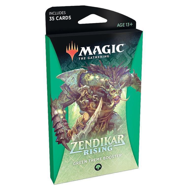 Magic the Gathering: Zendikar Rising - Theme Booster Green