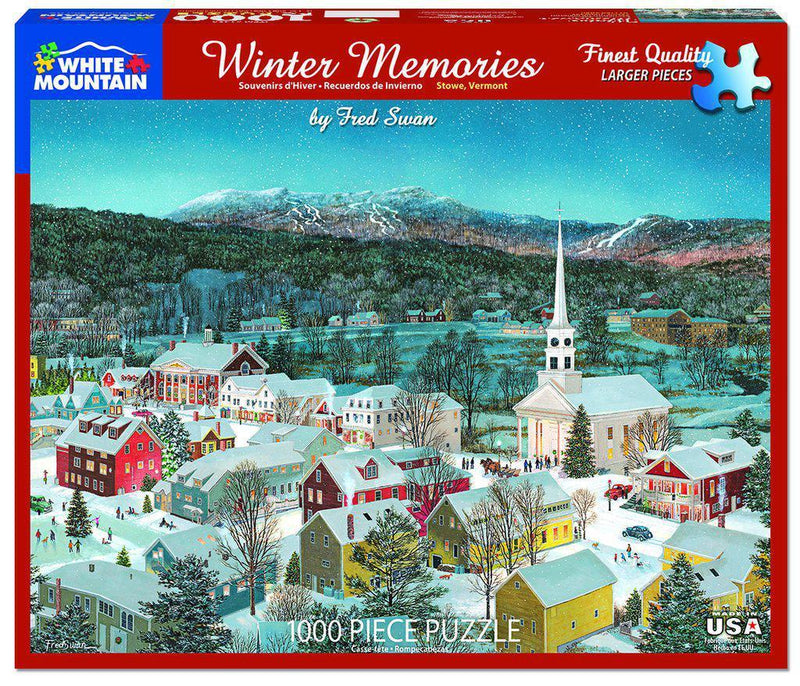 White Mountain Puzzles: Winter Memories - 1000 Piece Puzzle