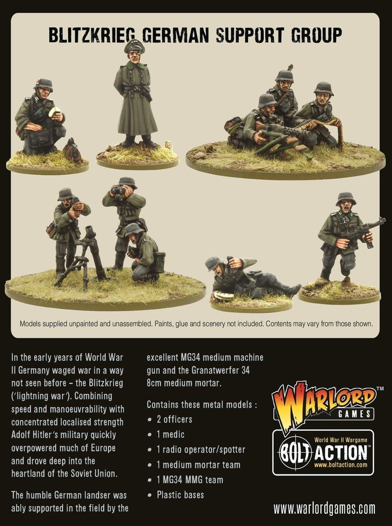 Bolt Action: German Blitzkrieg Support Group 