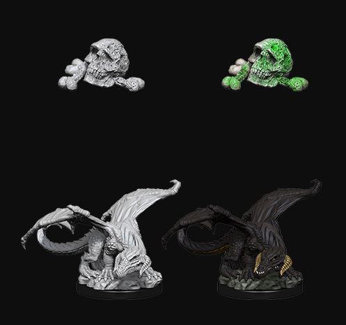 D&D Nolzur's Marvelous Miniatures: Black Dragon Wyrmling (WZK73850)
