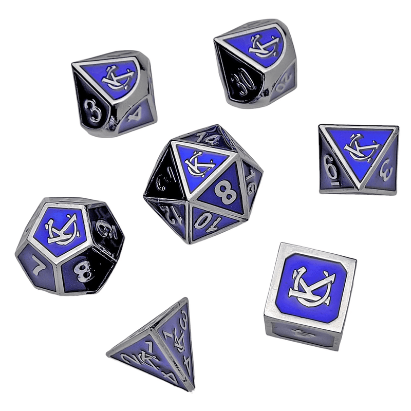 Forged Gaming: Royal Reign - Kansas City - Metal RPG Dice Set 