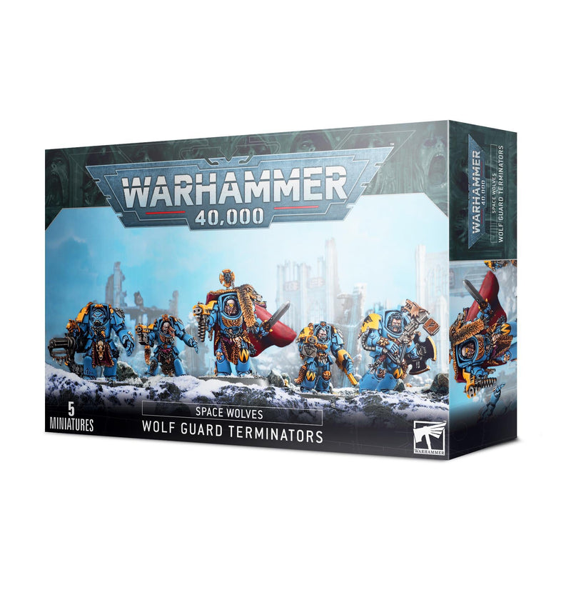 Games Workshop: Warhammer 40,000 - Space Wolves - Wolf Guard Terminators (53-07) 