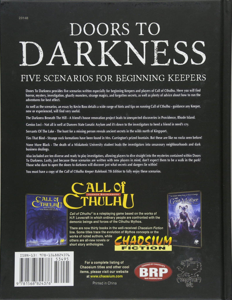 Call of Cthulhu: 7th Edition - Doors to Darkness